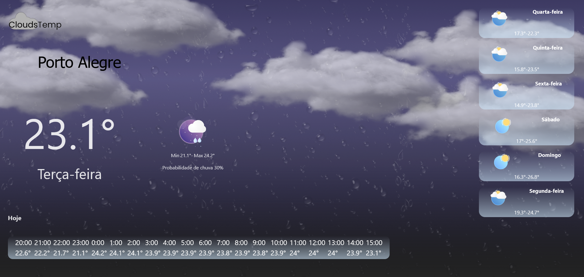 Clouds Temp Project
